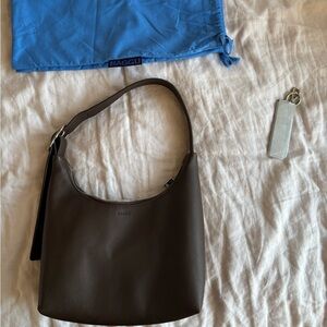 Brown Leather Shoulder Bag